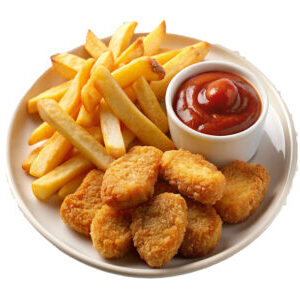 88 Chicken Nuggets mit pommes